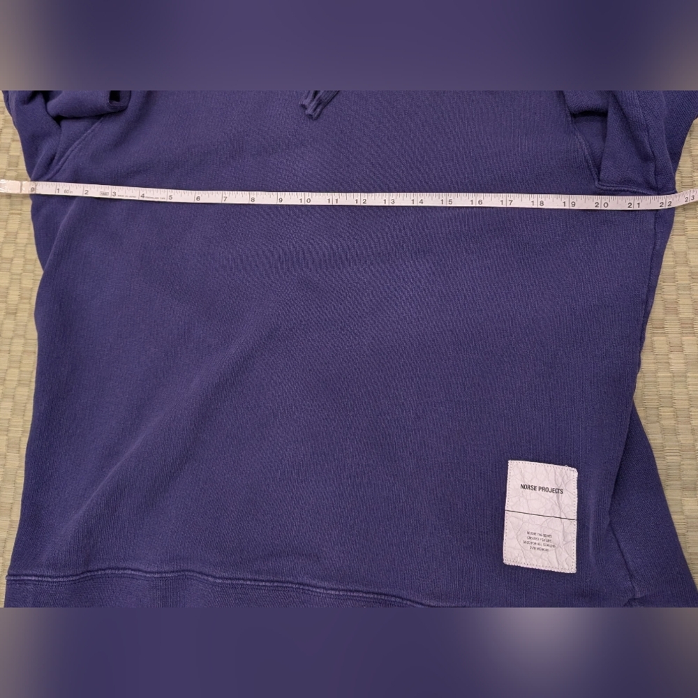Norse Projects Fraser Tab Series Hoodie Pullover Sweatshirt Men's Size Small - Picture 7 of 8